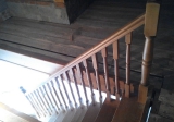 Поворотная лестница с забежными ступенями 1